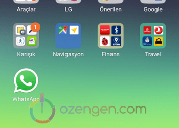 Android Ana Ekran Klasör Nasıl Oluşturulur