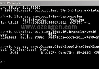 Bios, Anakart ve İşlemci Bilgileri Nasıl Öğrenilir