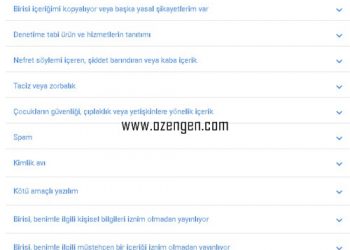 Blogger Sayfası Nasıl Şikayet Edilir