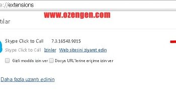 Chrome Eklentiler Nasıl Kaldırılır