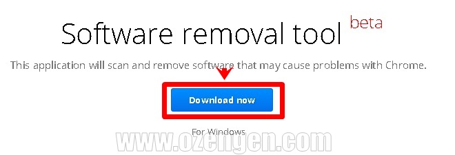 Chrome’u Software Removal Tool ile Temizleyin