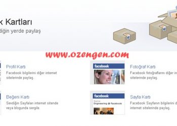 Facebook Kartları Nasıl Hazırlanır