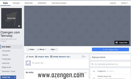 Facebook Kurumsal Firma – Şirket Sayfası Açma