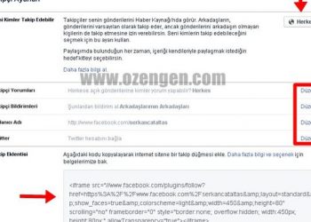 Facebook Takipçi Ayarları Nasıl Düzenlenir