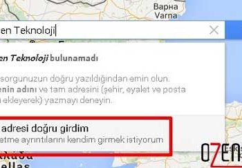 Google Haritalar’a Şirket Nasıl Eklenir