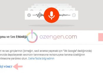 Google sesli arama ve konuşma geçmişi nasıl kapatılır