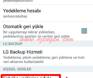 LG G3 Format Atma Resimli Anlatım