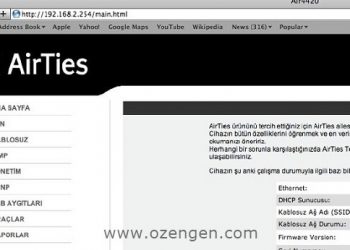 Modem Arayüzüne Nasıl Girilir Tüm Markalar