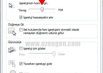 Mouse Ayarları Nasıl Yapılır
