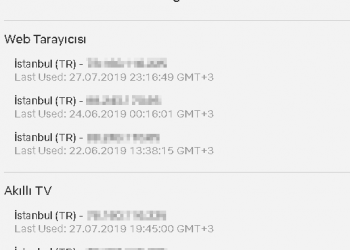 Netflix hesabını kullananları görme