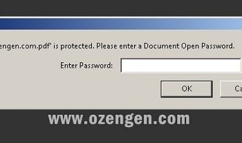 PDF Şifresi Nasıl Kırılır – Kaldırılır