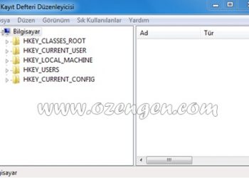 Regedit Kayıt Düzenleyici Nedir Ne işe Yarar