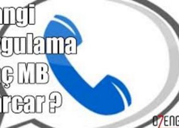 Skype, Whatsapp, Line ile Konuşma Kaç MB Harcar