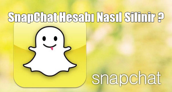 Snapchat Hesabı Nasıl Silinir