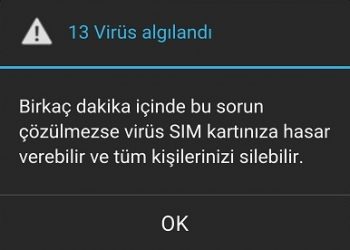 Telefonda “13 Virüs Algılandı” Nedir Nasıl Temizlenir