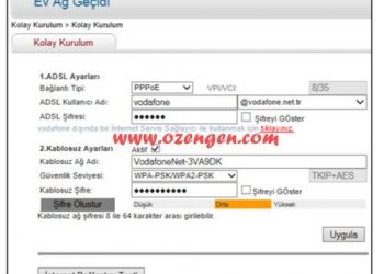Vodafone Net Modem Kurulumu Nasıl Yapılır