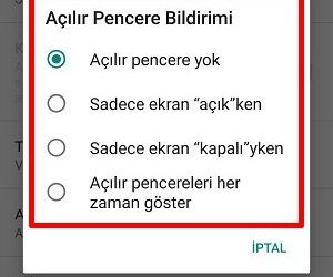 Whatsapp Mesajları Ana Ekranda Görünmesin