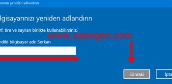 Windows 10 Bilgisayar Adı Nasıl Değiştirilir