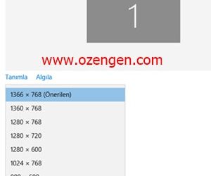 Windows 10 Çözünürlük Ayarı Nasıl Yapılır