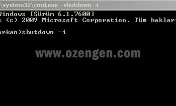 Windows 7-8-10 Uzaktan Bilgisayar Nasıl Kapatılır