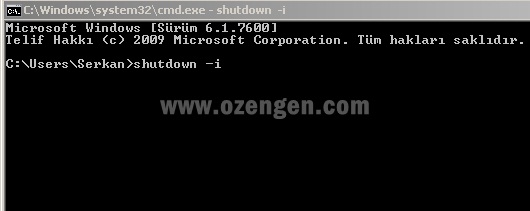 Windows 7-8-10 Uzaktan Bilgisayar Nasıl Kapatılır
