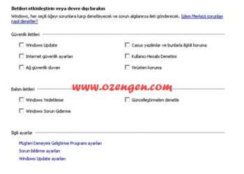 Windows Bildirimleri Nasıl Kapatılır