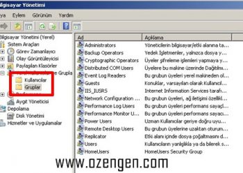 Windows Kullanıcılar’a Nasıl Yetki Verilir