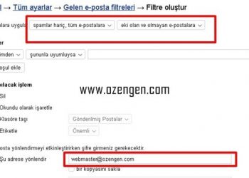 Yandex E-Mail Yönlendirme Nasıl Yapılır