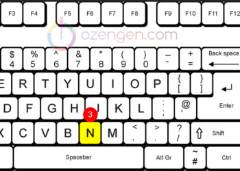Yeni klasör açma kısayolu