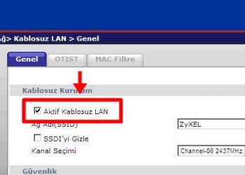 ZyXEL Modemlerde Port Yönlendirme Nasıl Yapılır