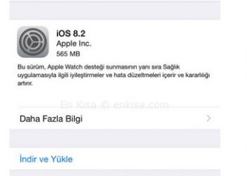 iOs 8.2 Güncelleme Nasıl Yapılır