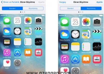 iPhone Ekran ve Yazılar Nasıl Büyütülür