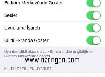 iPhone Uygulama Bildirimleri Nasıl Kapatılır