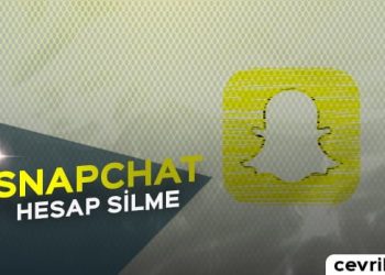 Snapchat Hesap Silme 2020