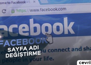 Facebook Sayfa Adı Değiştirme