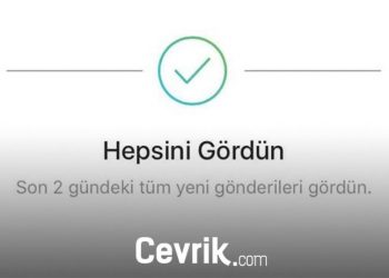 Instagram Hepsini Gördün Özelliği Nedir? » Instagram Özellikleri