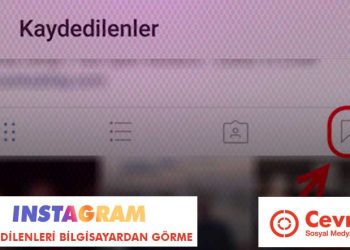 Instagram Kaydedilenleri Bilgisayardan Görme