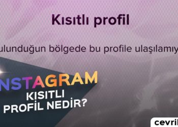 Instagram Kısıtlı Profil