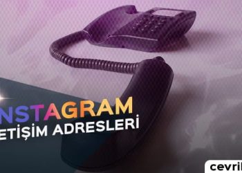İnstagram Mail Adresi / Telefon Numarası