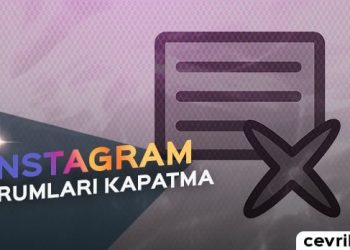 Instagram Yorumları Kapatma