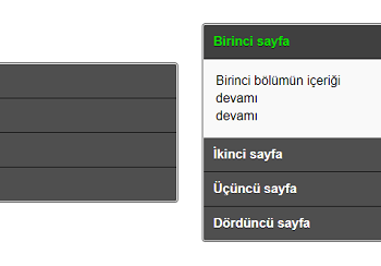 Akordiyon Menü Yapımı & Basit Accordion Uygulaması