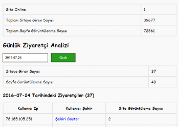 PHP Ziyaretçi Sayacı Yapımı - Sayfa Görüntülenme Sayısı Bulma